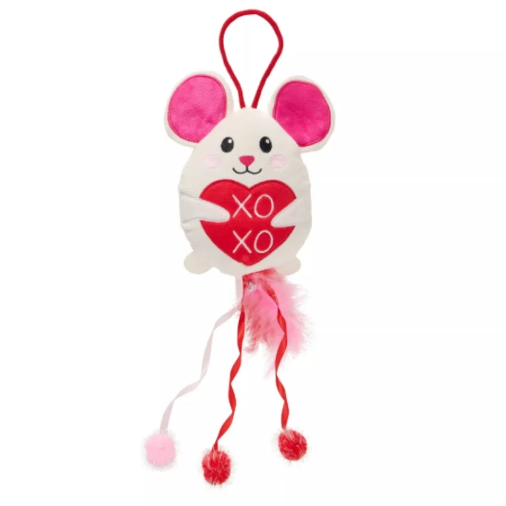 NWT Whisker City Valentine's Day XOXO Cat Toy with Catnip